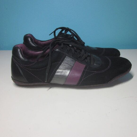 Cole Haan  Black Leather Sneaker Womens Size 7 - Picture 1 of 13